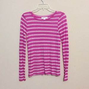 Pink Striped Long Sleeve